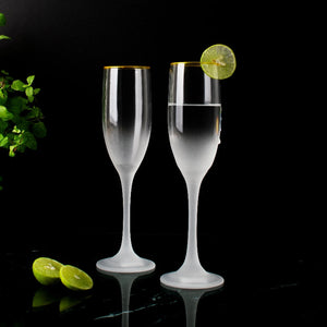 Exclusive Cask Frosted Glass (Set of 2) Glasses June Trading   