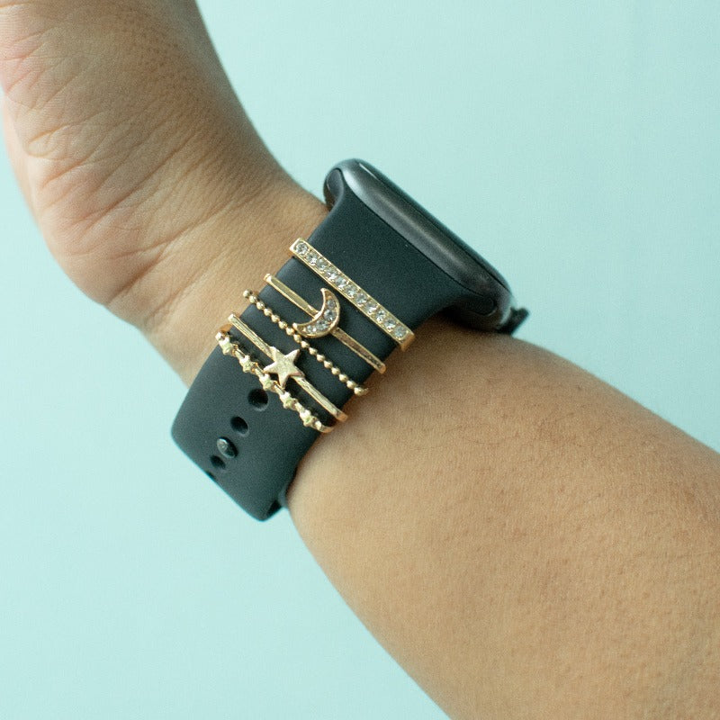 Elysian Gold Smartwatch Band Accessories Set Watch Band Accessories June Trading   