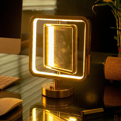 Square Photo Frame Touch Sensor Lamp