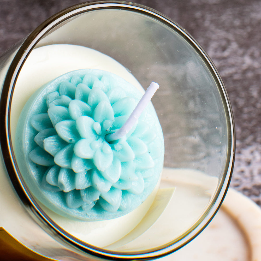 Serene Blossom Votive Aroma Candle Candles The June Shop   