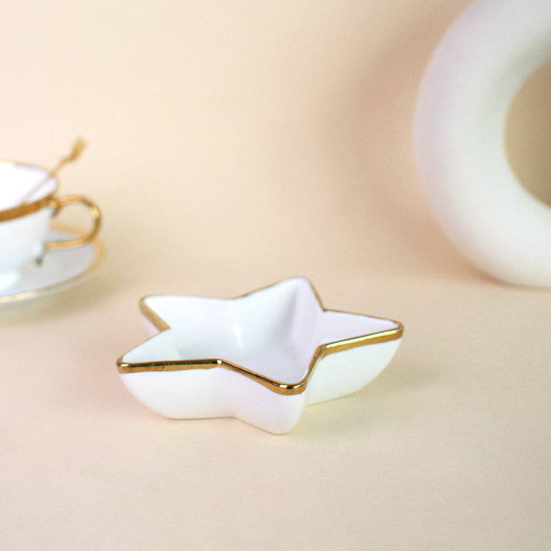 Aurulent Star Serving Plate Serving Bowls June Trading   