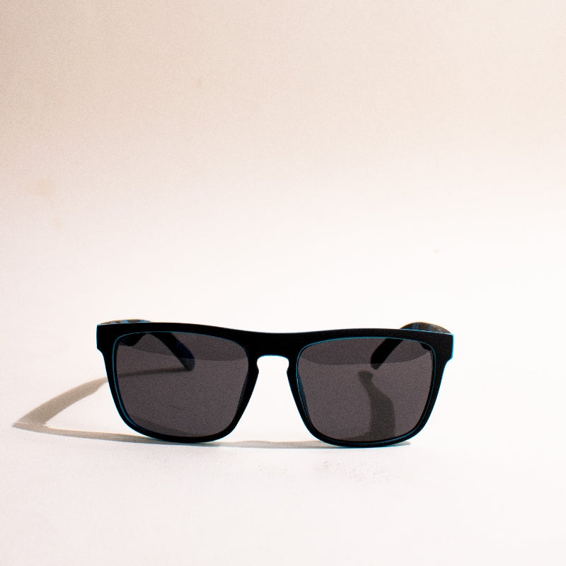 Busy Being Fab Black & Blue Sunglass Eyewear The June Shop   