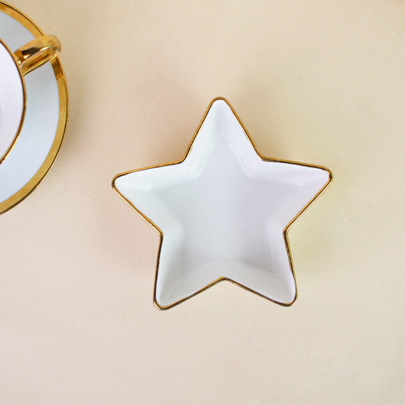 Aurulent Star Serving Plate Serving Bowls June Trading   