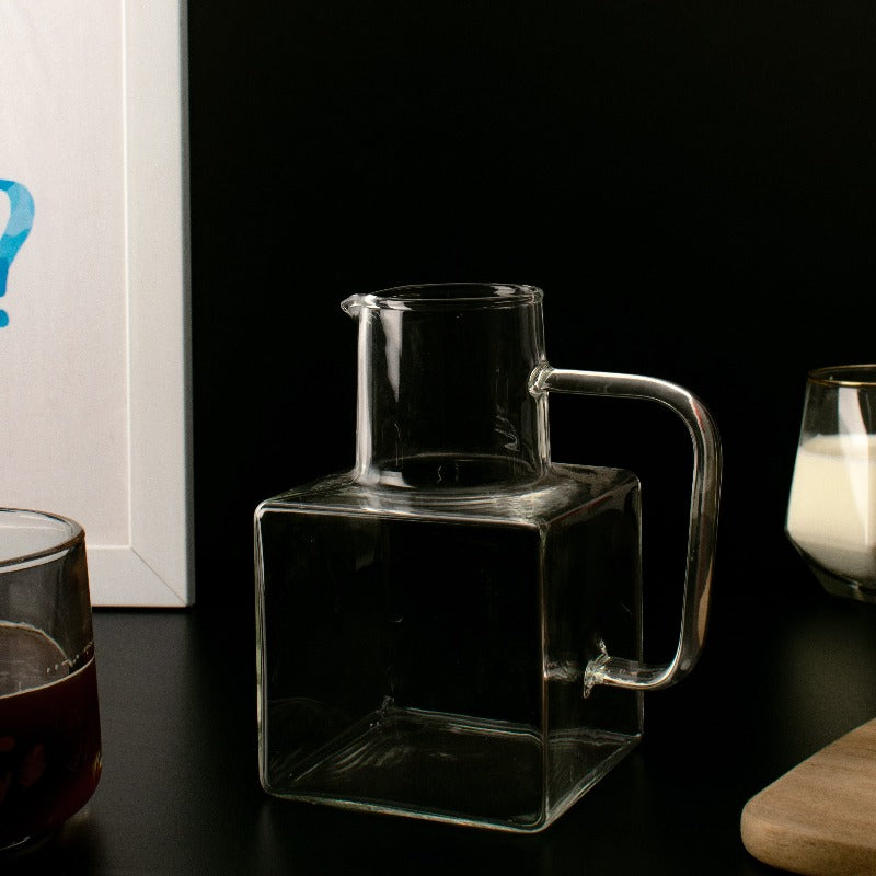 Simple Elegance Glass Pitcher