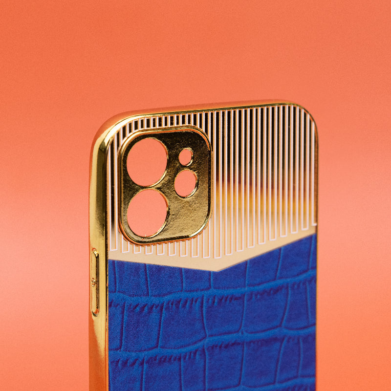 Golden Fern Green Luxury Embossed Design iPhone Cover Mobile Phone Cases June Trading   