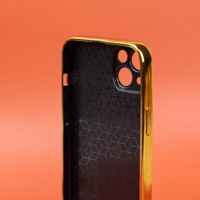 Golden Denim Blue Luxury Embossed Design iPhone Cover Mobile Phone Cases June Trading   