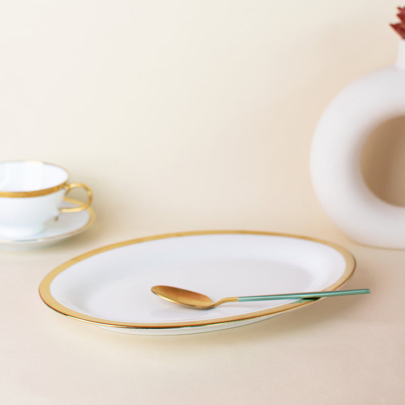 Aurulent Oval Serving Plate