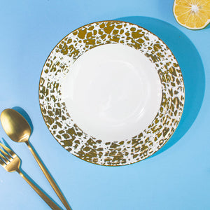 Aurulent Patch Rim Pasta Bowl Bowls June Trading   