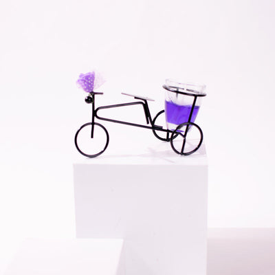 Bicycle Jelly Candle Stand Candles June Trading Berry Purple  