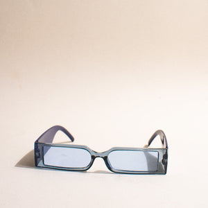 Slay With Me Rectangle Purple Sunglass Eyewear June Trading   