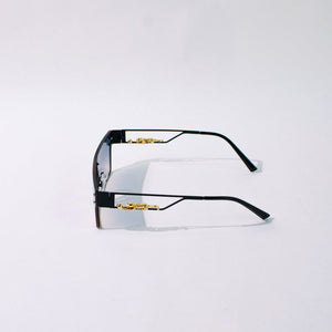 Flat Oversized Midnight Hue Sunglass Eyewear June Trading   