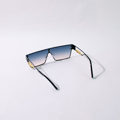 Flat Oversized Midnight Hue Sunglass Eyewear June Trading   