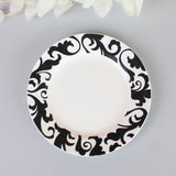 Traditional Motif 5.5-inch Snack Plate Snack Plate June Trading Coal Black  