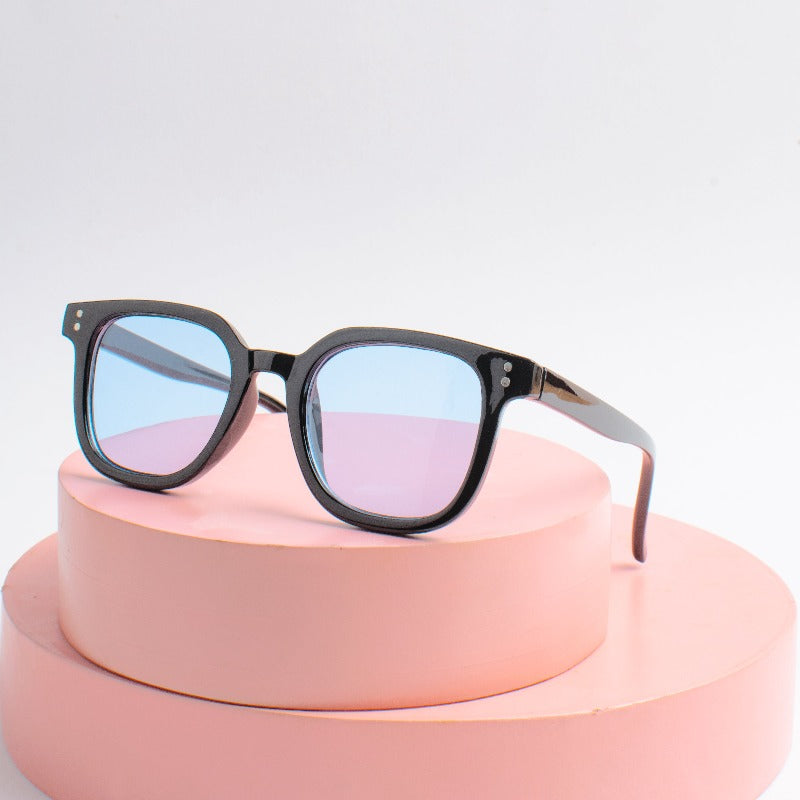 Blue Shimmer Shield Kids' Sunglasses