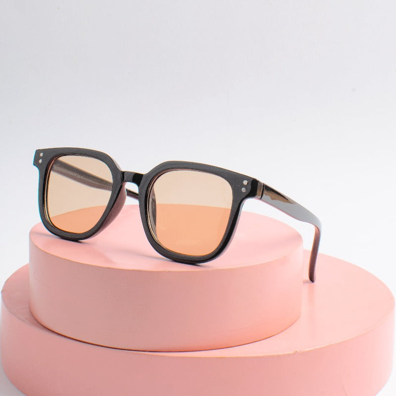 Tan Black Shimmer Shield Kids' Sunglasses
