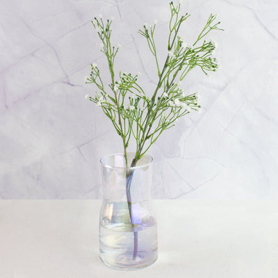 Iridescent Carafe Glass Vase Vases June Trading Prismatic  