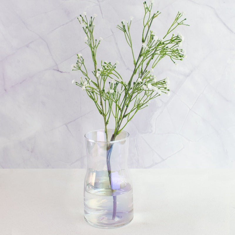 Iridescent Carafe Glass Vase Vases June Trading Prismatic  