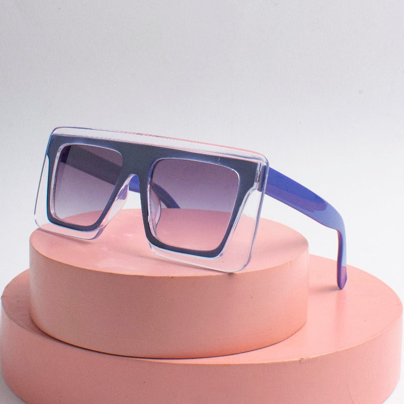 Blissful Blue Kids Oversized Wonder Shades