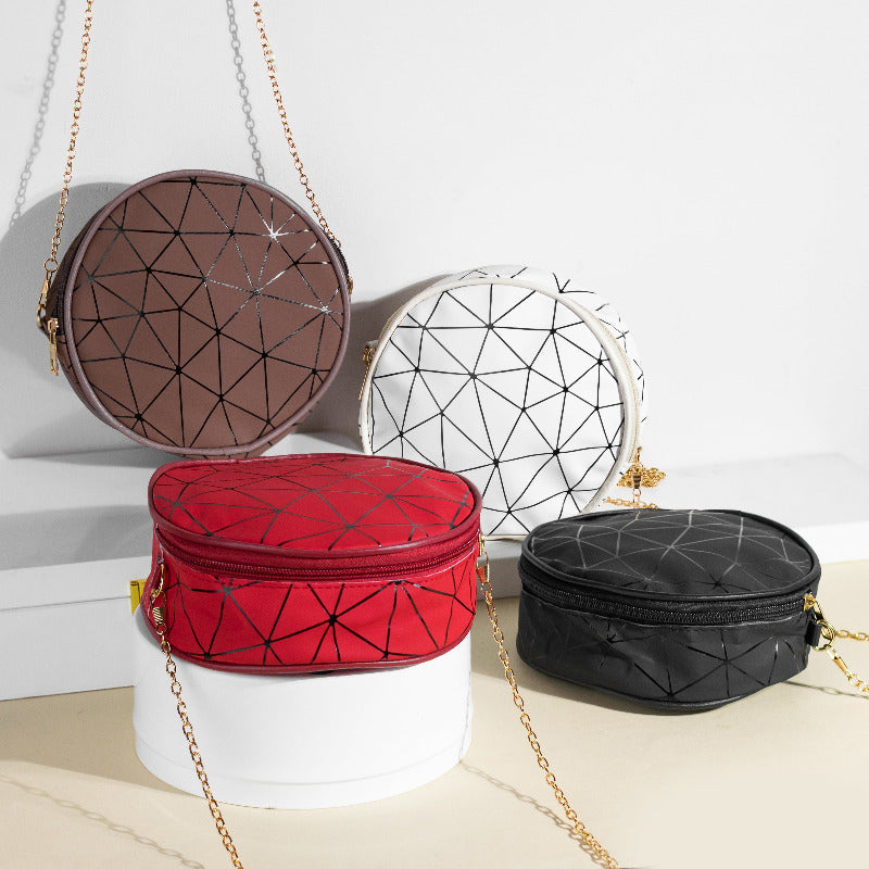 Round Geometric Sling Bag  June Trading   