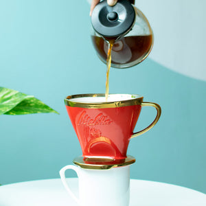 Retro Ceramic Coffee Pour Over Coffee Maker June Trading   