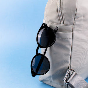 Shimmer Silver Minimalist Backpack Backpacks ERL   