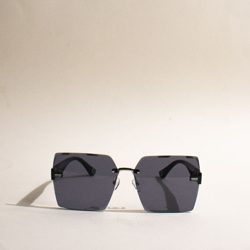 Glam Over Subtle Black Sunglass Eyewear The June Shop   