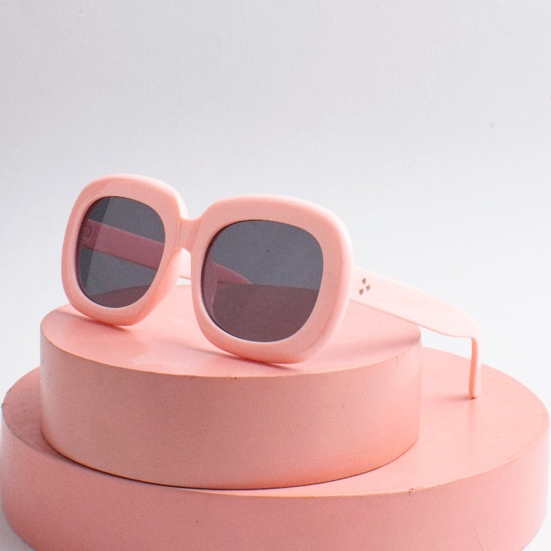 Pinkish Giggle Oversized Goggles Kids' Sunglasses