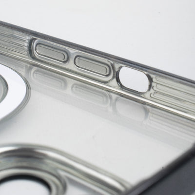 iPhone 15 Pro Magsafe Metallic Case With Camera Lens Protector