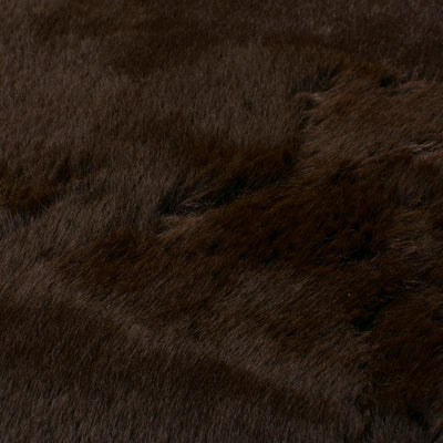 Velvet Plush Comfort Coffee Brown Room Mat (100% Anti-Slip)