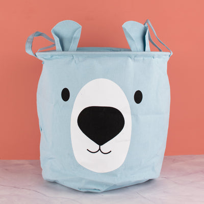 Fun Quirky Laundry Basket for Home Laundry Bag June Trading Powder Blue  
