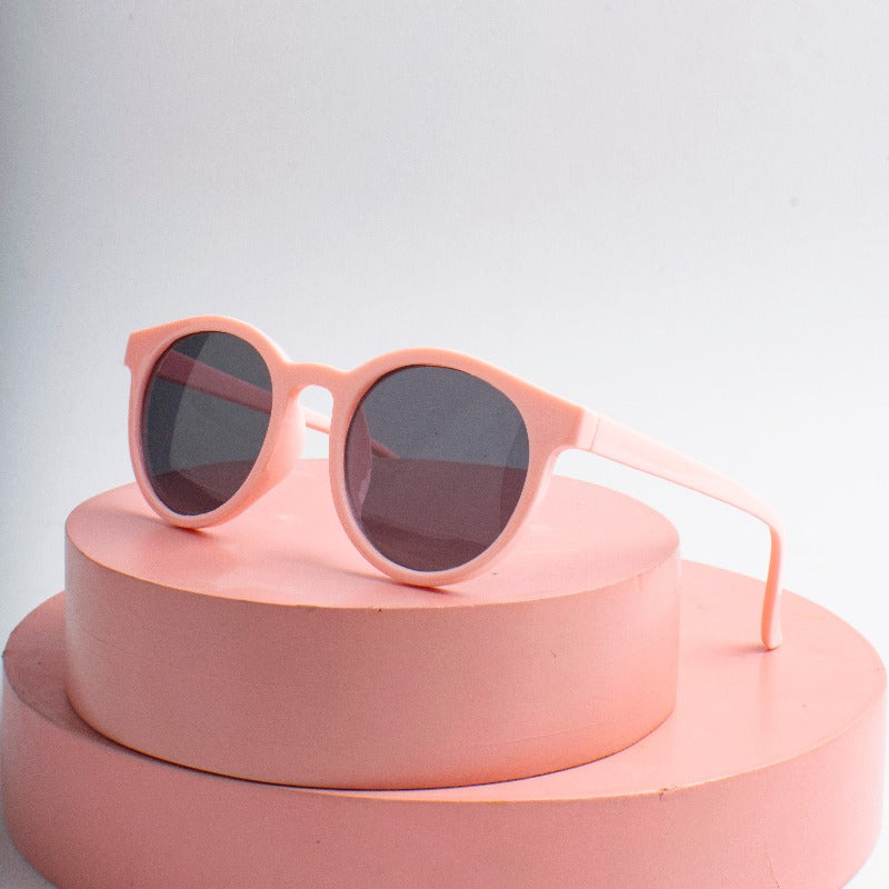 Pink Pearl Playful Orbit Round Kids' Sunglasses