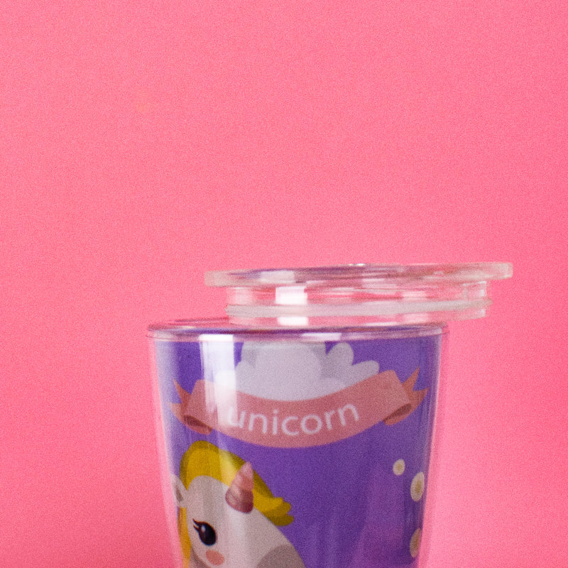 Unicorn Wine Glass with Straw – The June Shop