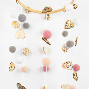 Rain Of Stars Baby Mobile Macrame June Trading   