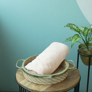 Lemonade Pink Microfiber Towel Hand Towels ERL   