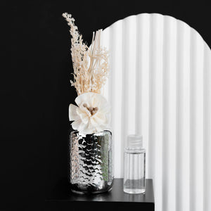 Sterling Vase Pampas Reed Diffuser Aroma Diffusers June Trading Shimmering Ocean  