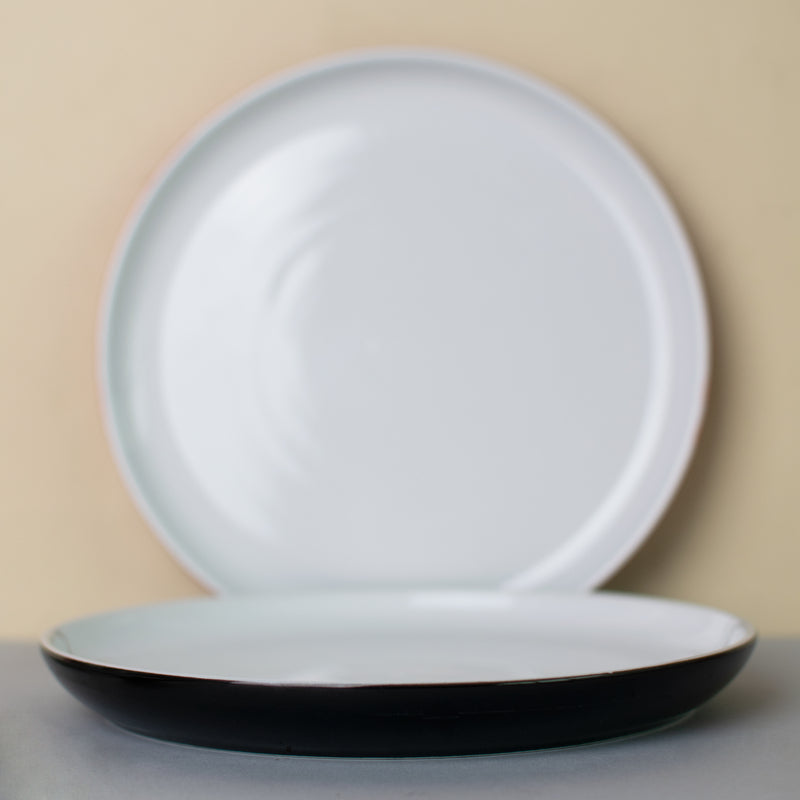 Coloured Base Serving Plate (8 Inches)