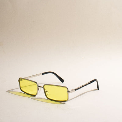Fashionably Late Corn Yellow Sunglass Eyewear The June Shop   
