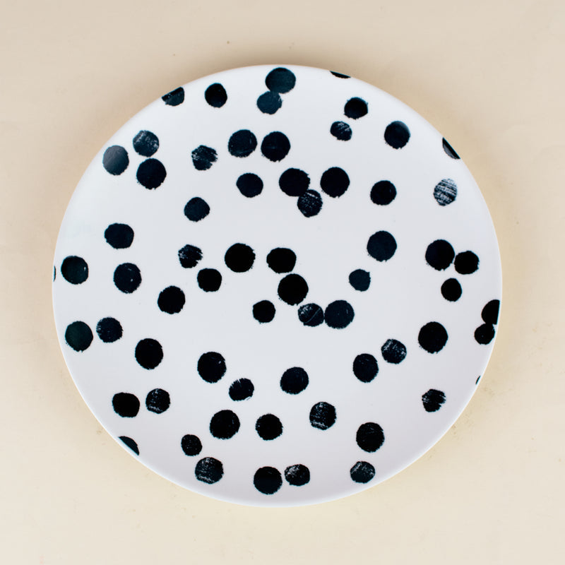 Skittish Polka Dot Dinner Plate Dinner Plates June Trading   