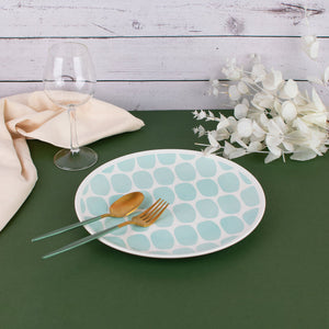 Cadet Blue Assorted Ovals Dinner Plate (10 Inches) Dinner Plates June Trading   