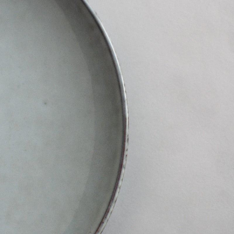 Speckled Artistic Dinner Plate - Hailstorm Grey (9 Inches) Dinner Plates June Trading   