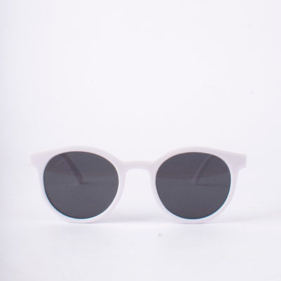 Frost White Playful Orbit Round Kid's Sunglass