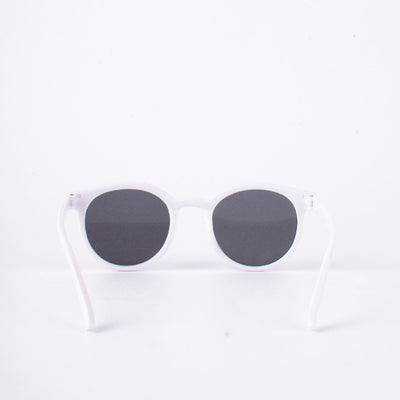 Frost White Playful Orbit Round Kid's Sunglass