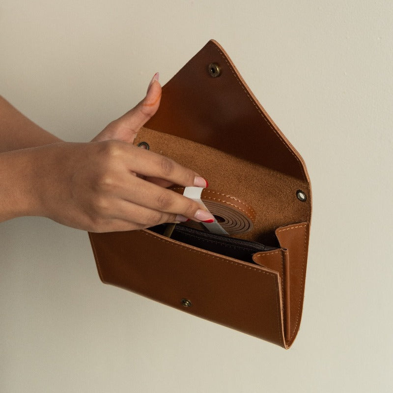 Vintage Leather Sling Clutch Women Sling Bag ERL   