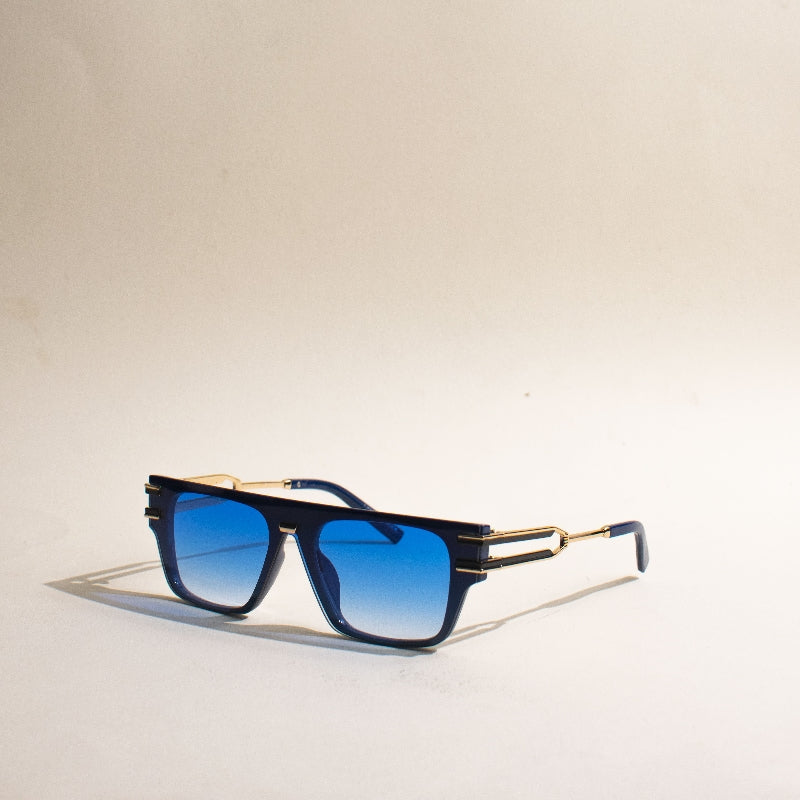 For Legends Square Blue Sunglass Eyewear The June Shop   