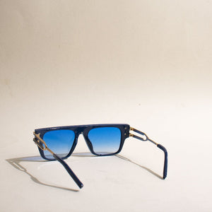 For Legends Square Blue Sunglass Eyewear The June Shop   
