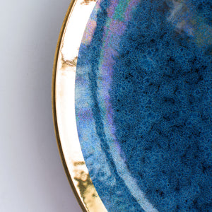 Gold Edge Glazed Dinner Plate (10 Inches) Dinner Plates June Trading   