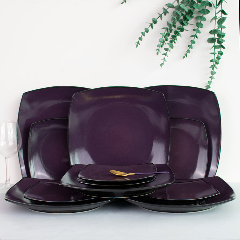 Berry Purple Glossy Starter Plate (7 Inches) Starter Plates June Trading   