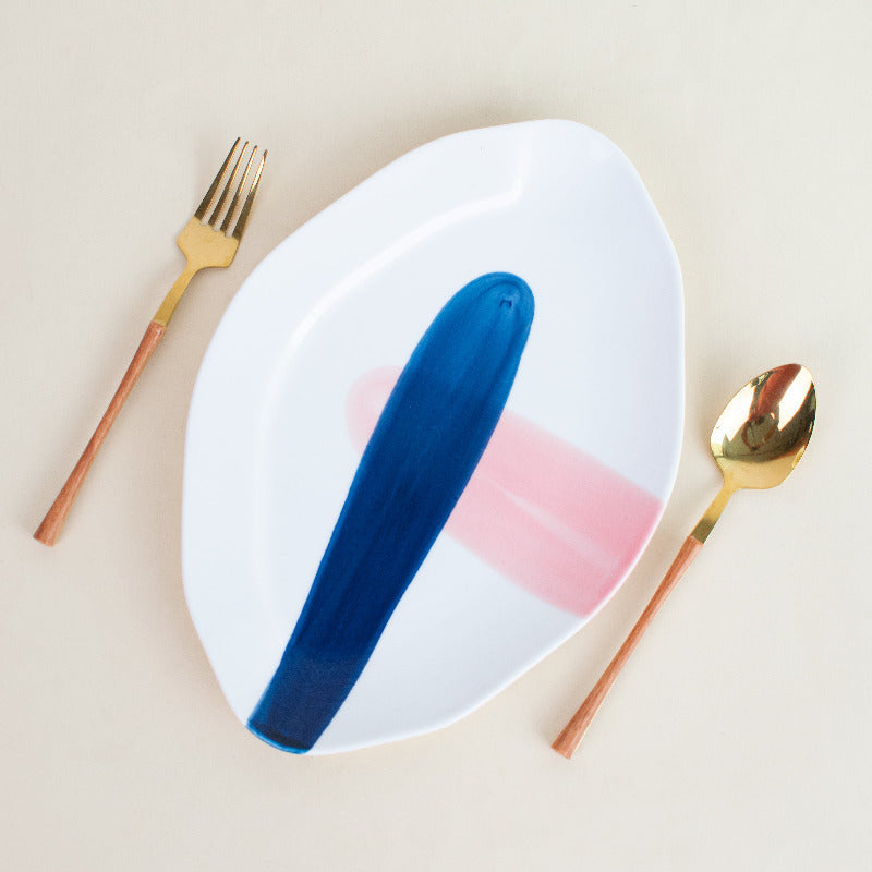 Wabi-Sabi Abstract Starter Plate