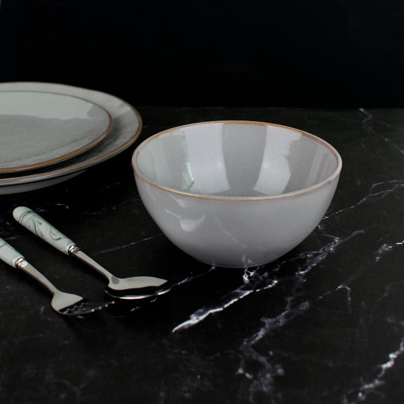 Stoneware Ceramic Plate and Bowls Dinner Sets June Trading Bowl (1Pc)  