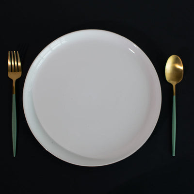 Jade Black Base Dinner Plate (10 Inches) Dinner Plates June Trading   